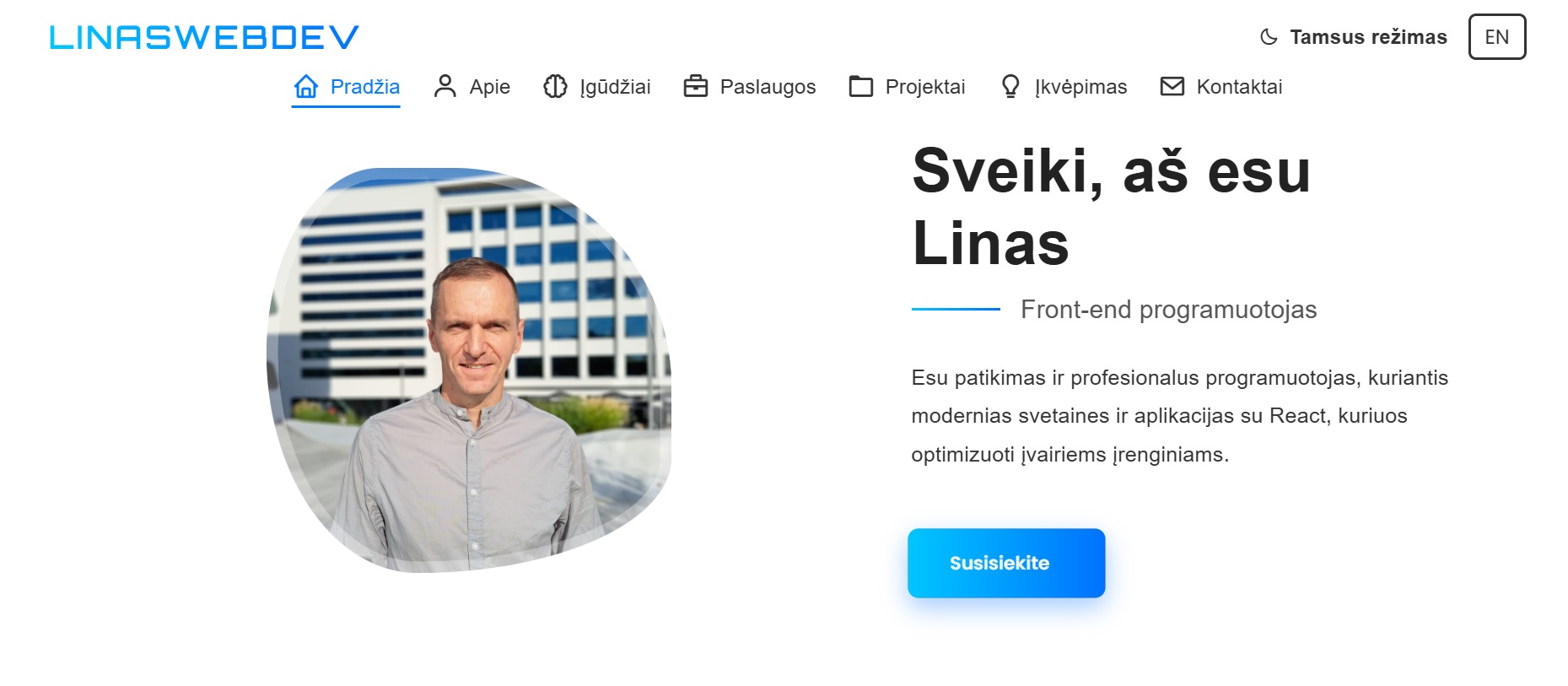 Asmeninis Portfolio - Projektas